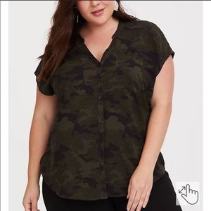Torrid camo shirt